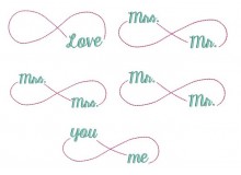 Stickdatei - Unendlichkeitszeichen